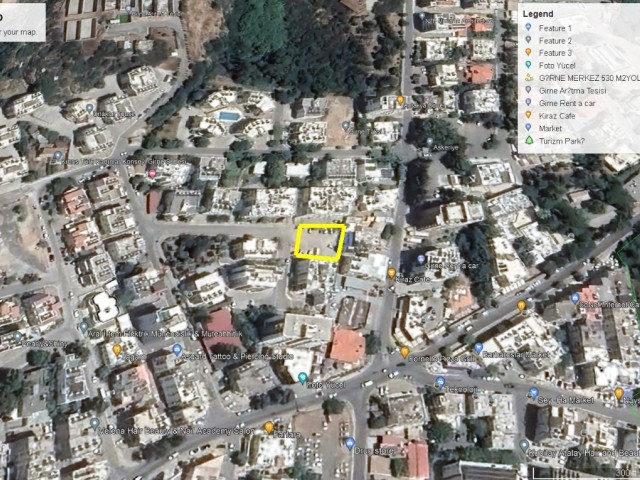 5-storey land with permission for sale in Kyrenia center