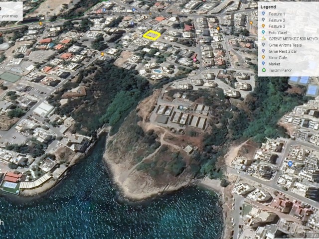 5-stöckiges Grundstück mit Genehmigung zum Verkauf im Zentrum von Kyrenia