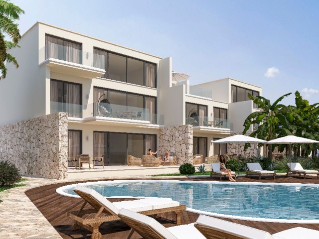 Zypern Famagusta Tatlisu 2+1 Apartments direkt am Meer mit herrlicher Aussicht zu verkaufen