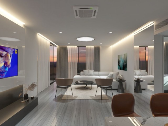 Kıbrıs Girne Merkez'de Satılık 3+1 Penthouse Daire