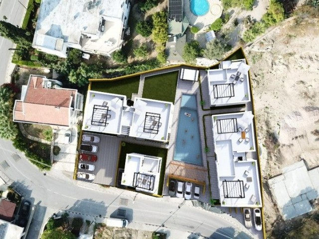 2+1 Villa in einem Komplex mit Pool, Sauna und Fitnessstudio zum Verkauf in Zypern - Kyrenia - Çatalköy