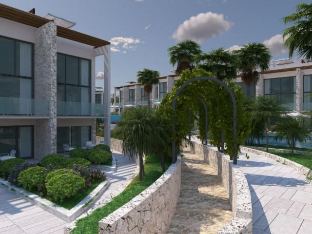 2+1 Loft-Penthouse-Luxuswohnungen zum Verkauf in Zypern – Kyrenia – Esentepe