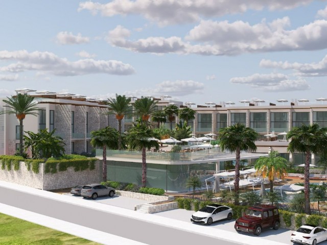 Luxusapartments mit Studiogarten zum Verkauf in Zypern – Kyrenia – Esentepe