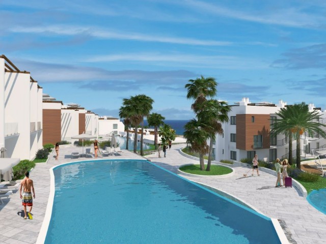 Luxusapartments mit Studiogarten zum Verkauf in Zypern – Kyrenia – Esentepe