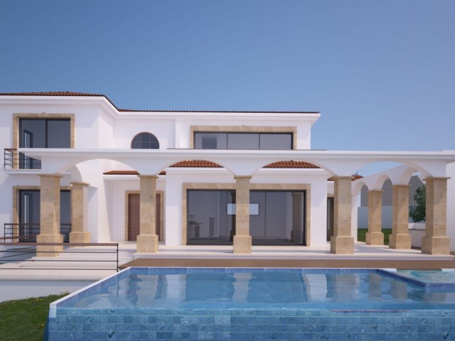 Kıbrıs Girne Esentepe'de Satılık Havuzlu Villa