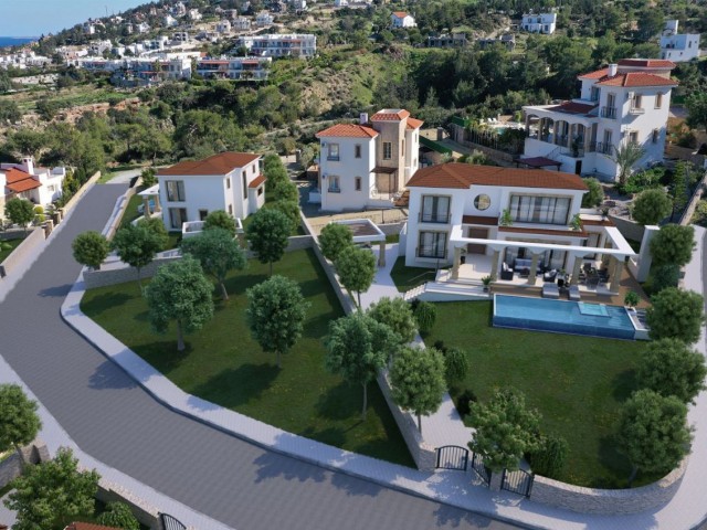 Kıbrıs Girne Esentepe'de Satılık Havuzlu Villa