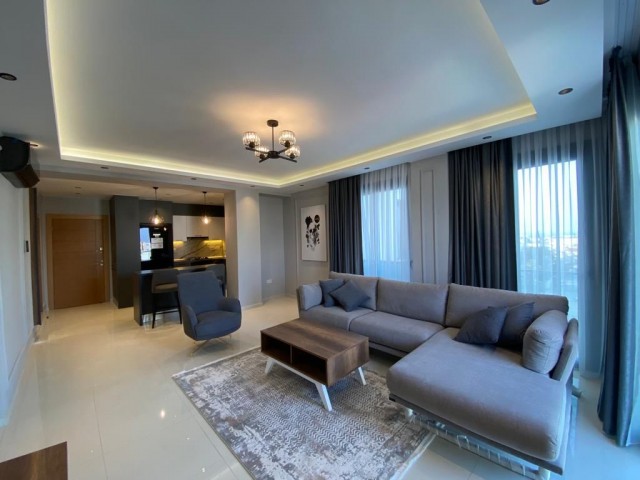 Luxurious fully furnished 2+1 apartment with architectural design in the center of Kyrenia, Cyprus