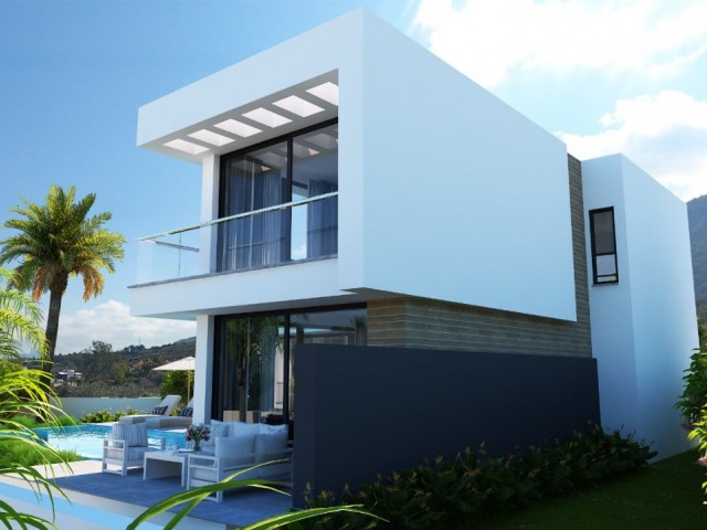 Ultra Luxury 4+1 Villa for Sale in Cyprus Kyrenia Ozanköy Bellapais Coated