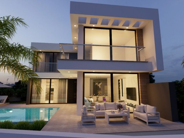 Ultra Luxury 4+1 Villa for Sale in Cyprus Kyrenia Ozanköy Bellapais Coated