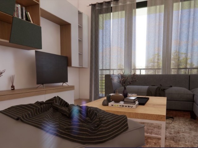 ONLY OFFICIAL! 2+1 Flats for Sale with Zero Interest in a Magnificent Location with Sea and Mountain Views in Lapta, Cyprus