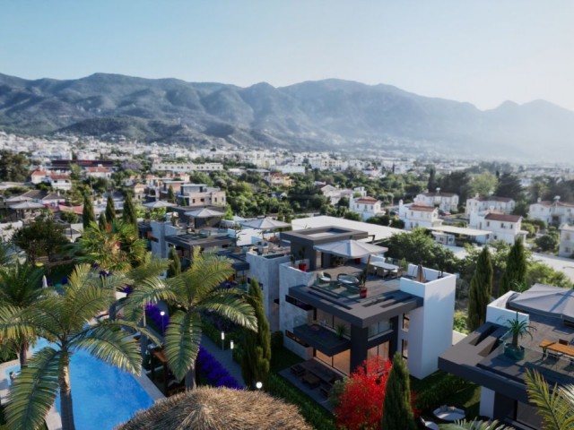 2+1 Wohnungen zum Verkauf in Kyrenia Alsancak, Zypern