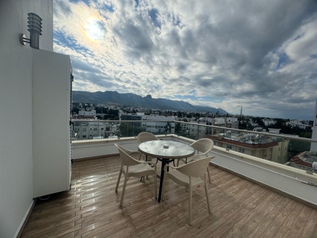 3+1 Ultra Luxury Penthouse for Rent in Kyrenia Center