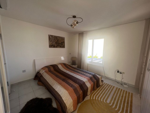 Fully furnished 1+1 Flat for rent on the Ground Floor in a complex with a pool in Kyrenia Center, Cyprus