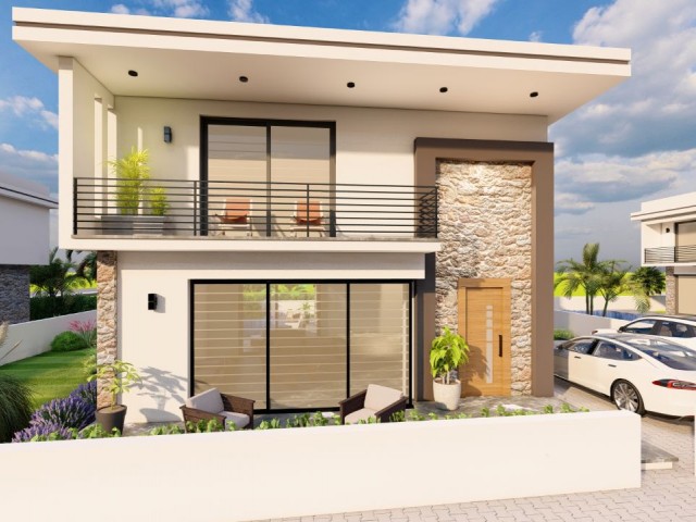 Modern 4+1 Villas for Sale in İskele Ötüken, Cyprus