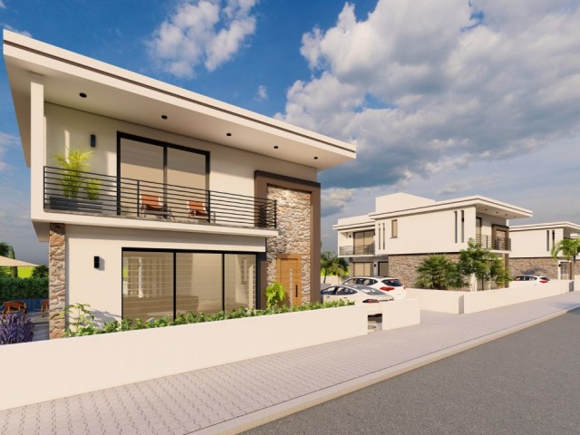 Modern 4+1 Villas for Sale in İskele Ötüken, Cyprus