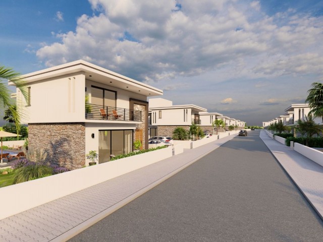 Modern 4+1 Villas for Sale in İskele Ötüken, Cyprus