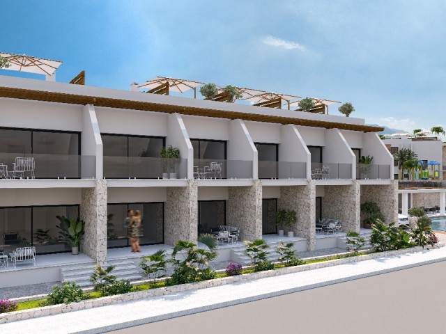 Kıbrıs - Girne - Esentepe'de Satılık Roof Teraslı, Deniz Manzaralı, 2+1 Loft Daireler