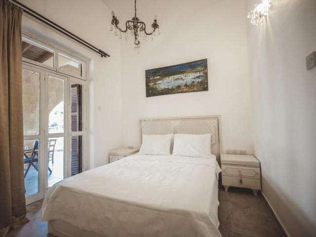 Boutique Hotel for Rent with 6-Room Pension Management Permit in Cyprus Nicosia Çağlayan Region.