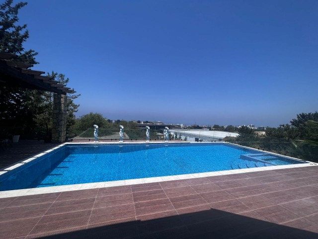 Cyprus - 3+1 Luxury Villa with Pool, Fully Furnished and Sea View for Rent in Kyrenia Zeytinlik