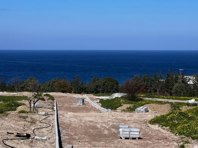 villa plots with sea view in esentepe