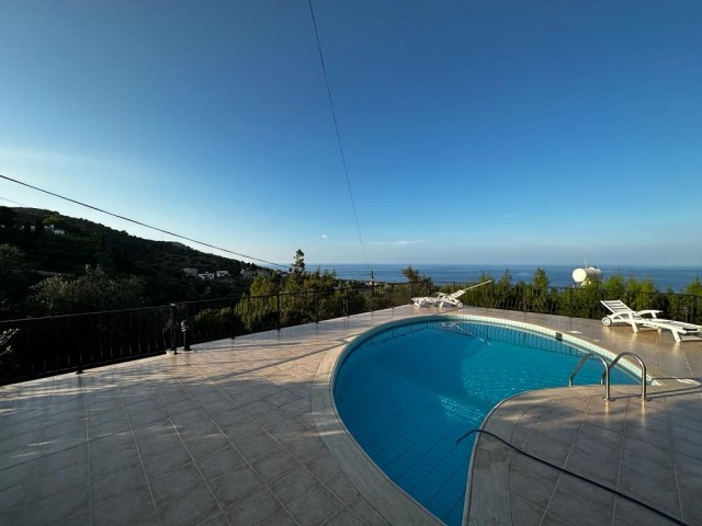 Pre 74 Deed - A Hidden Gem, Nestled In The Hills Of Kayalar Within 1393 m² Of Land, This 3 Bedroom Detached Character Villa Boasts Some Breathtaking Views Of The Mediterranean Sea and Mountain Range.