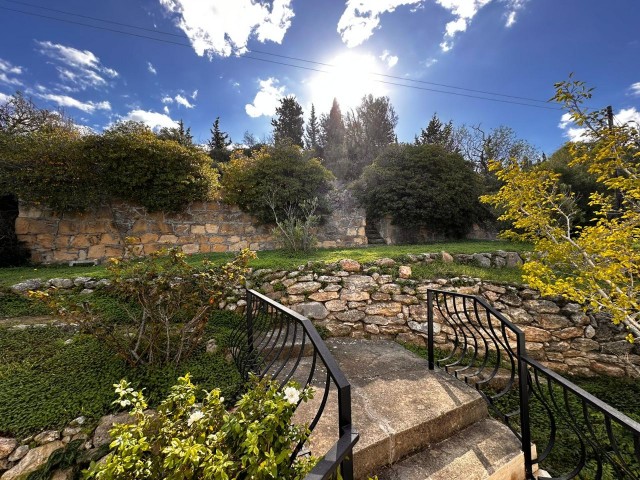 Pre 74 Deed - A Hidden Gem, Nestled In The Hills Of Kayalar Within 1393 m² Of Land, This 3 Bedroom Detached Character Villa Boasts Some Breathtaking Views Of The Mediterranean Sea and Mountain Range.