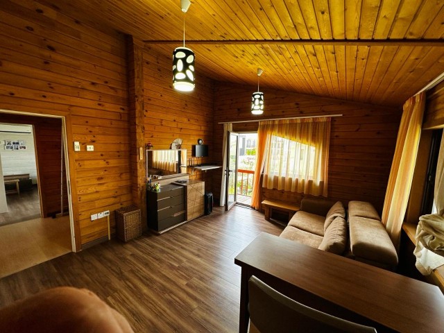 One Of A Kind In Northern Cyprus This Unique Eco Villa Custom Built With Imported Siberian Pine, Birch and Larch Will Make Someone The Ideal Home For Those Wishing To Connect With Nature.