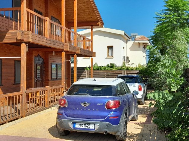 One Of A Kind In Northern Cyprus This Unique Eco Villa Custom Built With Imported Siberian Pine, Birch and Larch Will Make Someone The Ideal Home For Those Wishing To Connect With Nature.