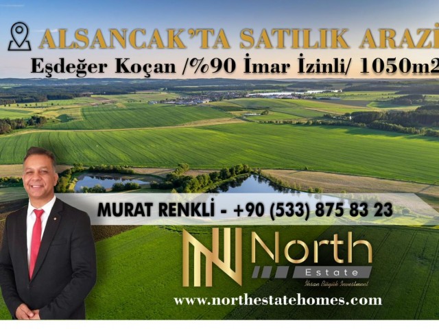 LAND FOR SALE IN ALSANCAK, KYRENIA WITH A WONDERFUL VIEW, WITH 90% CONSTRUCTION!!