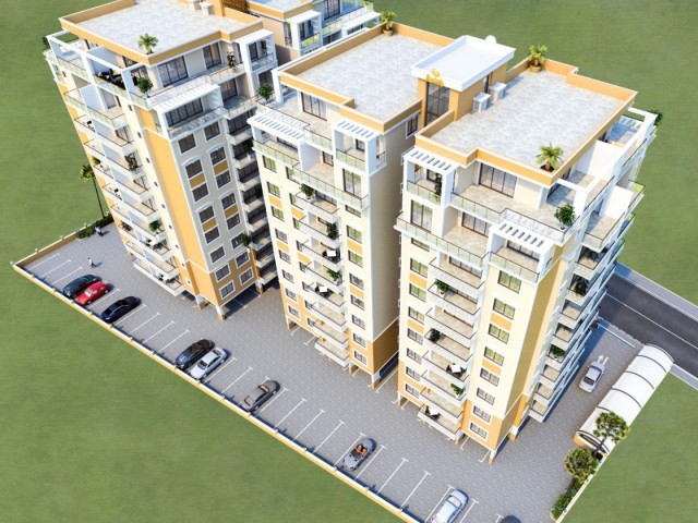 1+1, 2+1 AND 3+1 LUXURIOUS FLATS FOR SALE IN KYRENIA CENTER!! EASE OF PAYMENT!!