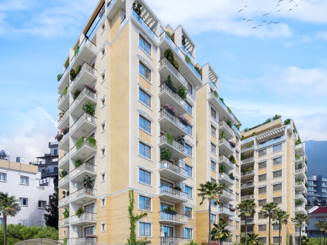 1+1, 2+1 AND 3+1 LUXURIOUS FLATS FOR SALE IN KYRENIA CENTER!! EASE OF PAYMENT!!