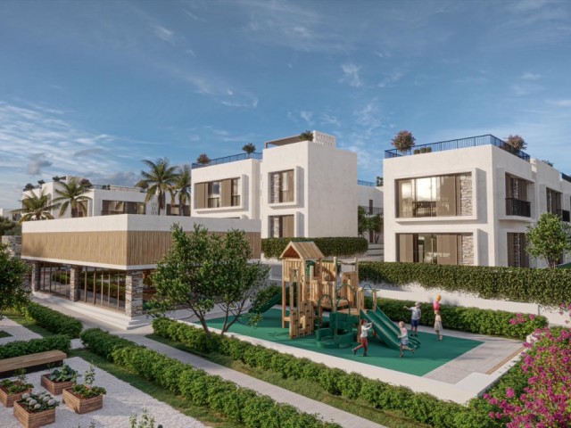 HOUSING PROJECT WITH THE TASTE OF HOLIDAY VILLAGE IS MEETING WITH YOU IN ALSANCAK, THE MOST PEACEFUL REGION OF KYRENIA!!