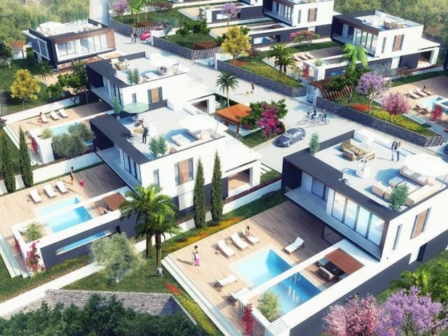 Luxusvillen zum Verkauf in Çatalköy, Kyrenia-Projekt