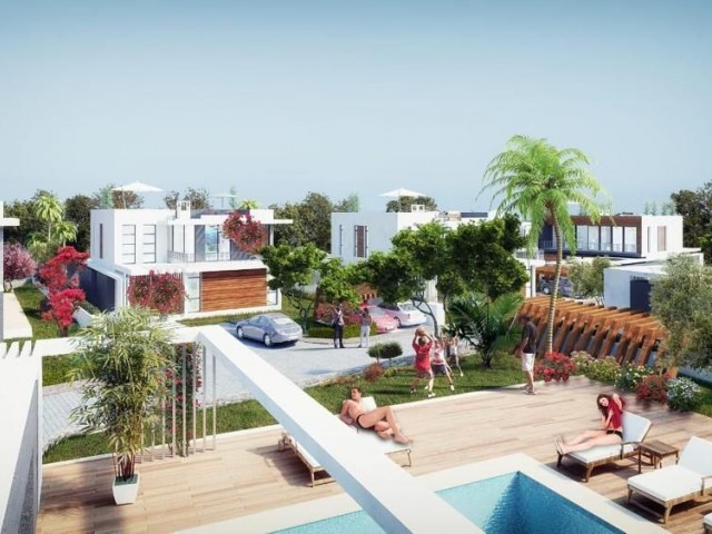 Luxusvillen zum Verkauf in Çatalköy, Kyrenia-Projekt