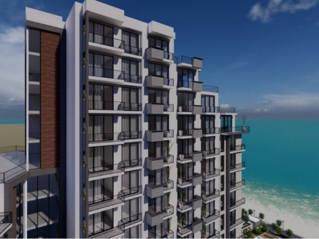 FLATS FOR SALE IN LEFKE GAZİVEREN FROM A SEAFRONT PROJECT