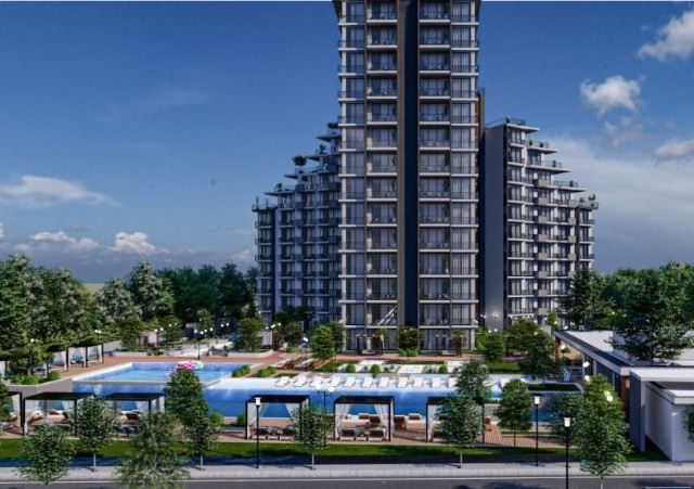 FLATS FOR SALE IN LEFKE GAZİVEREN FROM A SEAFRONT PROJECT