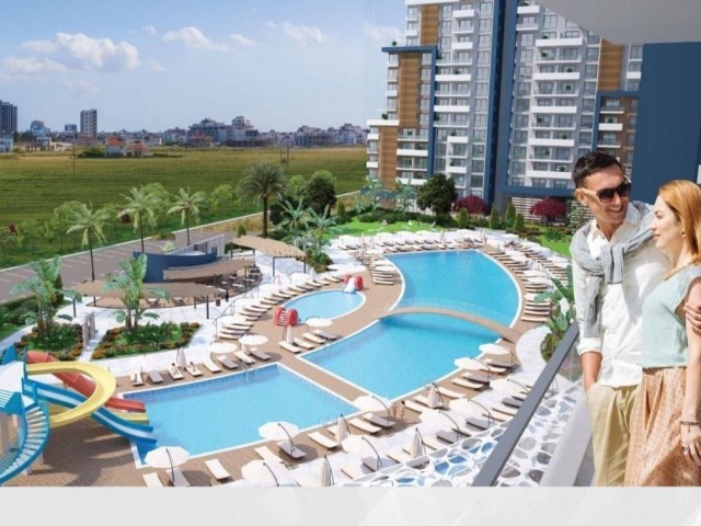 1+1 AND 2+1 FLATS FOR SALE IN İSKELE LONG BEACH