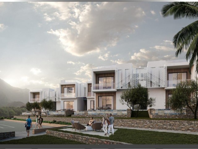 1+1 AND 2+1 FLATS FOR SALE FROM THE PROJECT IN KARŞIYAKA, KYRENIA, WALKING DISTANCE TO THE SEA