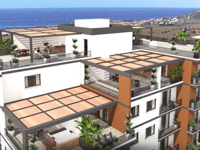 1+0.1+1 AND 2+1 LUXURY FLATS FOR SALE IN İSKELE BOGAZ (PRICES STARTING FROM 82000 GBP)