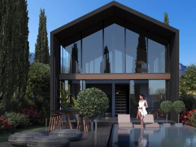 ULTRA LUXURY 4+1 VILLA WITH PRIVATE POOL FOR SALE FROM THE PROJECT IN GIRNE ALSANCAK