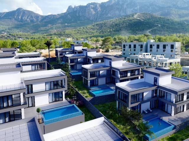 ULTRA LUXURY 4+1 VILLAS WITH PRIVATE POOL FOR SALE IN GIRNE EDREMIT PROJECT
