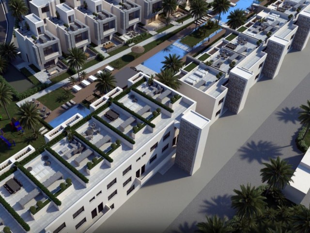 MODERN FLATS FOR SALE FROM THE PROJECT IN İSKELE YENİ ERENKÖY