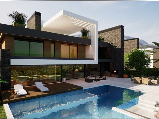 ULTRA LUXURY 4+1 VILLA FOR SALE FROM THE PROJECT IN GİRNE ALSANCAK