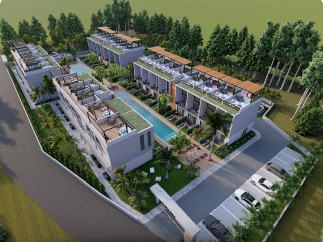 1+0/1+1/2+1 آپارتمان از پروژه برای فروش در ERENKÖY جدید، که یک موقعیت عالی در سراسر KARPAZ GATE MARINA است.