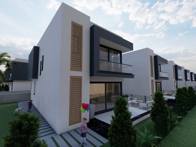 Gonyeli Moderna Villas with 3 Bedrooms 130m2 and 150m2 starting from 150,000 GBP