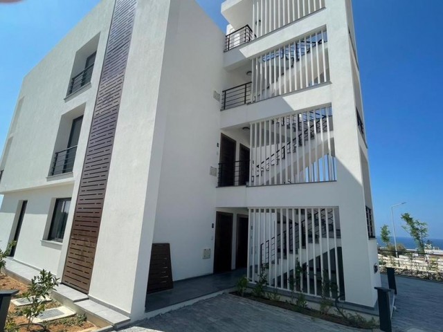 Loft جدید 2+1 با منظره عالی دریا در Esentepe