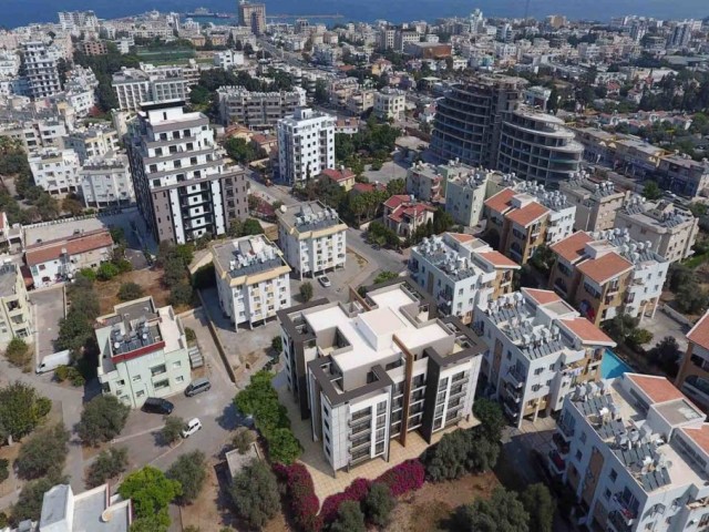 3+1  Penthouse with big balcony, in girne Merkez with beautiful view