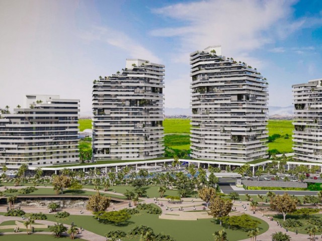 2.Floor Studio flat for sale in Hotel Concept Residence Project in Iskele Longbeach