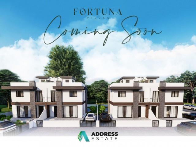 GazimağusaYeniboğaziçi Bölgesinde İkiz Fortuna Villas