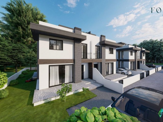 Semi-detached Fortuna Villas project in Yenibogaziçi